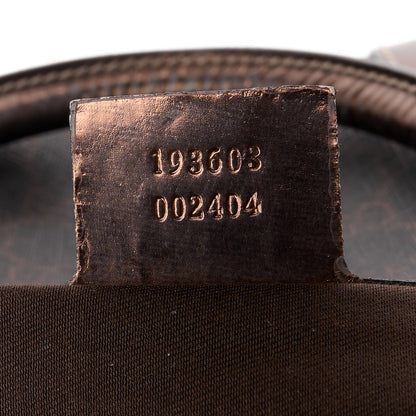 Gucci GG Supreme Monogram Medium Joy Boston Dark Brown Bronze 7 of 16