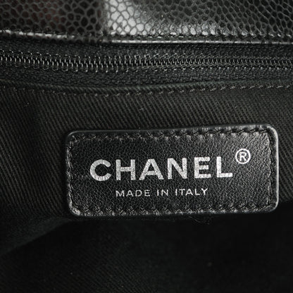 Chanel Soft Caviar Large Timeless CC Shopping Tote Black 7 of 8