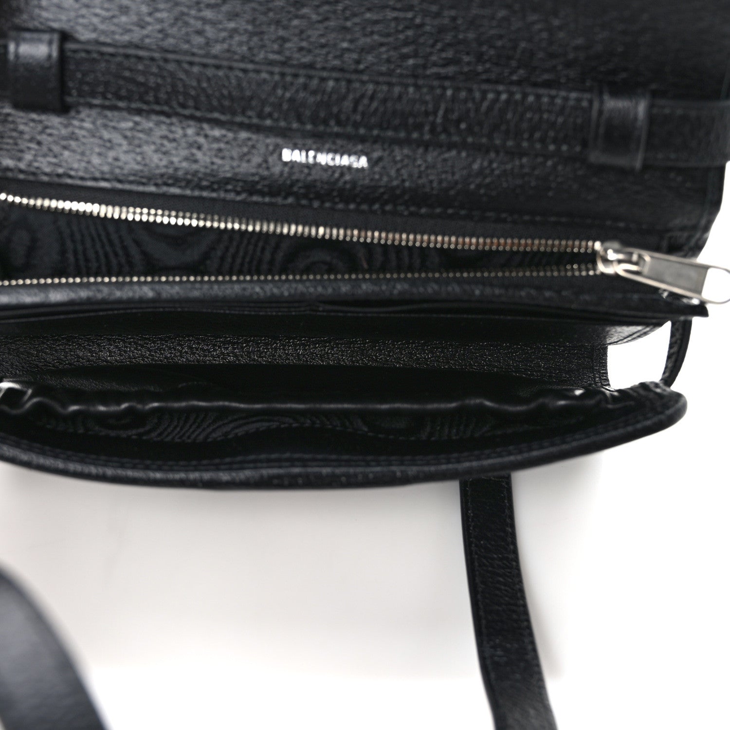 Gucci X BALENCIAGA BB Monogram Web Ophidia Crossbody Wallet Black 5 of 8