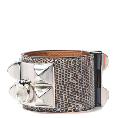 Hermes Lizard Collier De Chien CDC Bracelet S Ombre 1 of 5