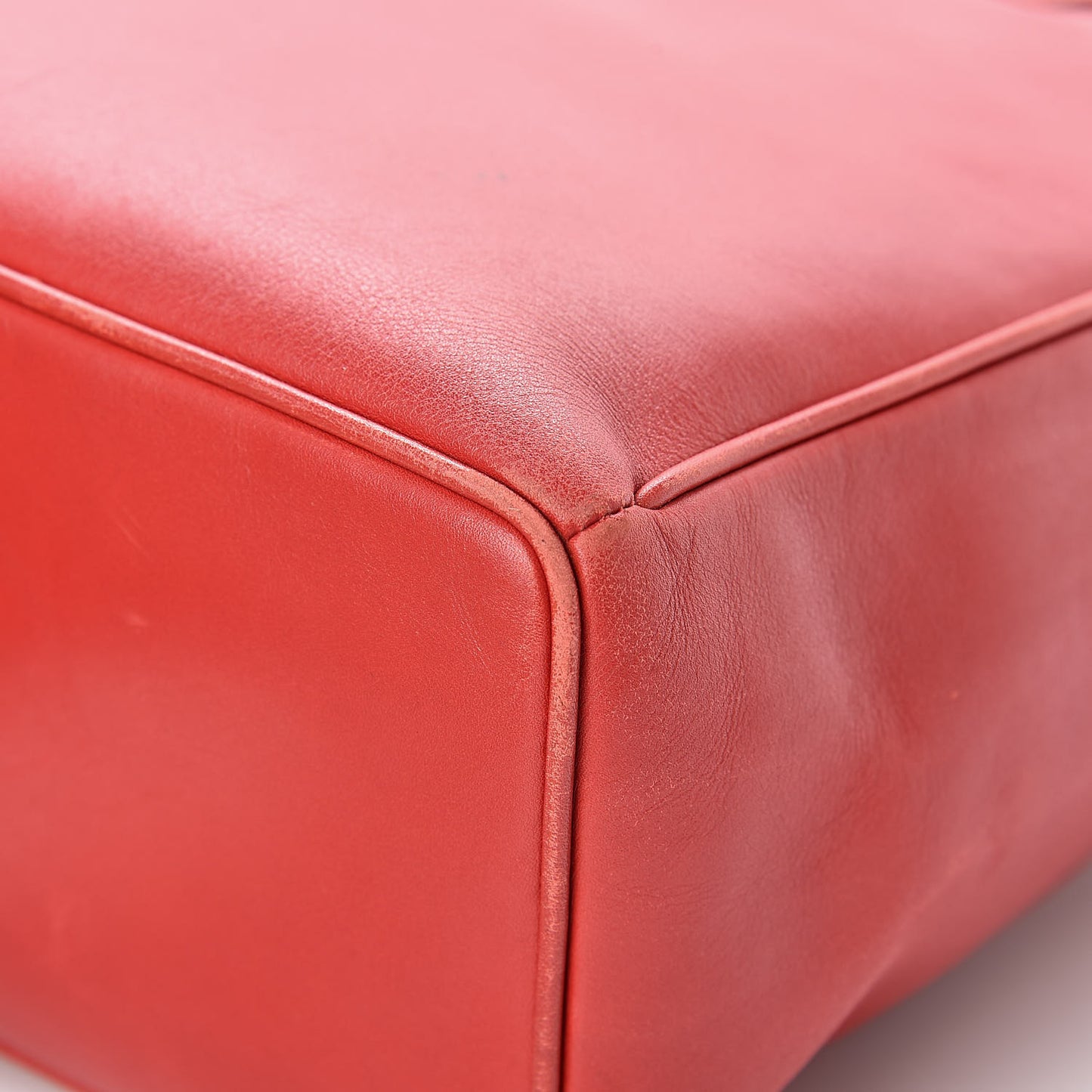 Calfskin Tote Red