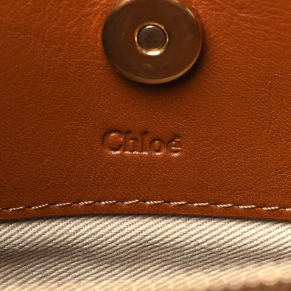 Chloe Calfskin Suede Mini Roy Bag Caramel 6 of 10