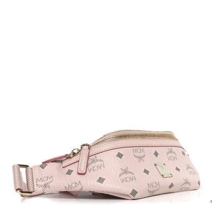 MCM Visetos Small Fusten Belt Bag Powder Pink 3 of 8