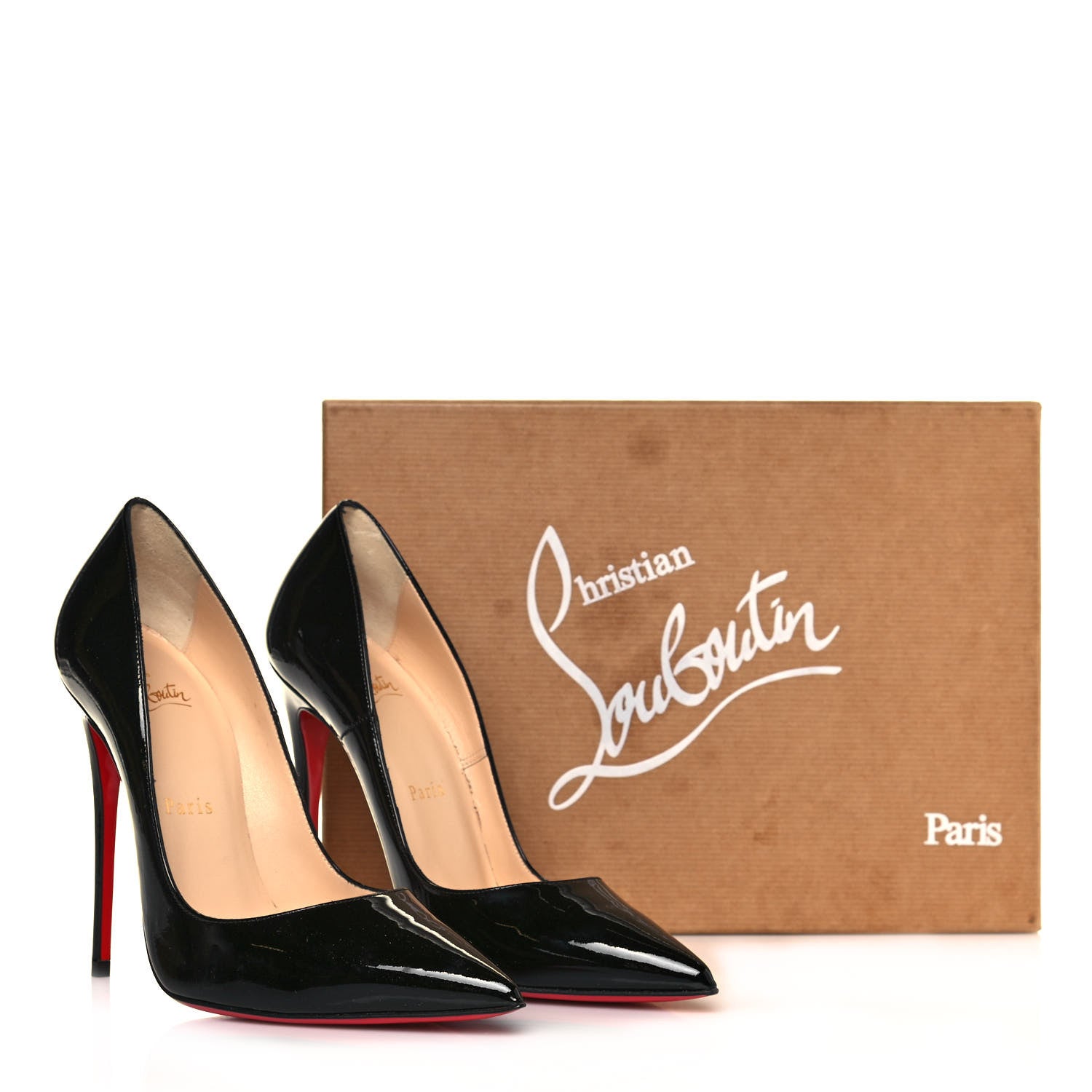 Christian Louboutin Patent So Kate 120 Pumps 37 Black 12 of 12