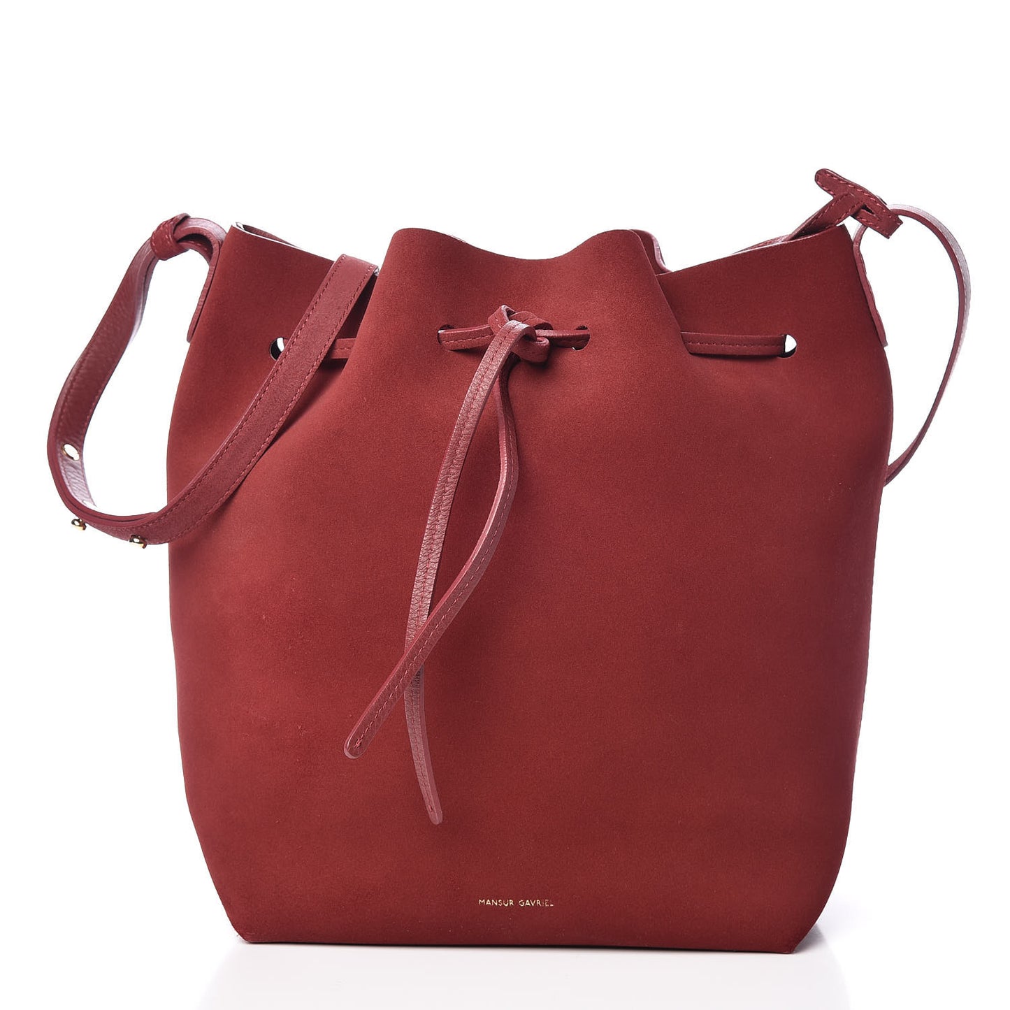 Suede Bucket Bag Rococo