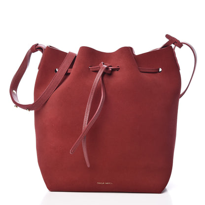 Mansur Gavriel Suede Bucket Bag Rococo 4 of 14