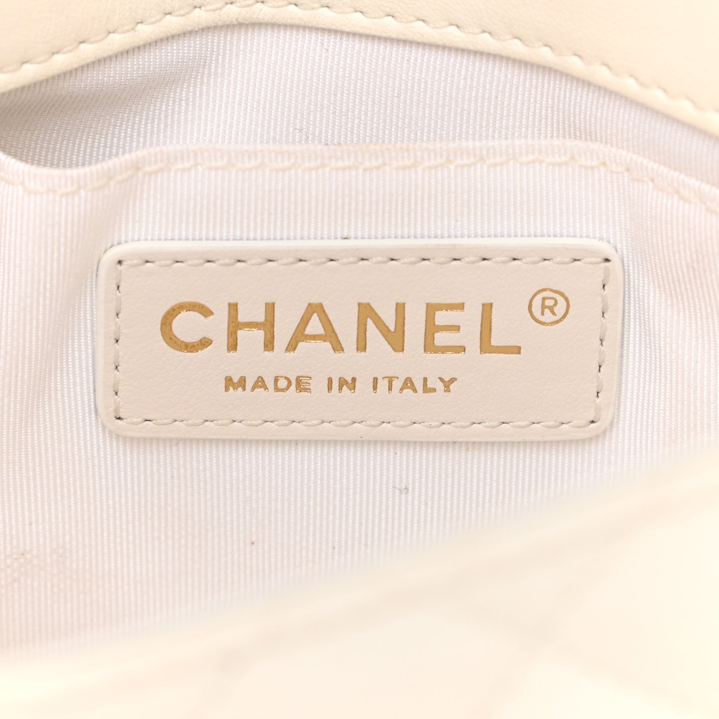 Lambskin Quilted Side Packs White Black
