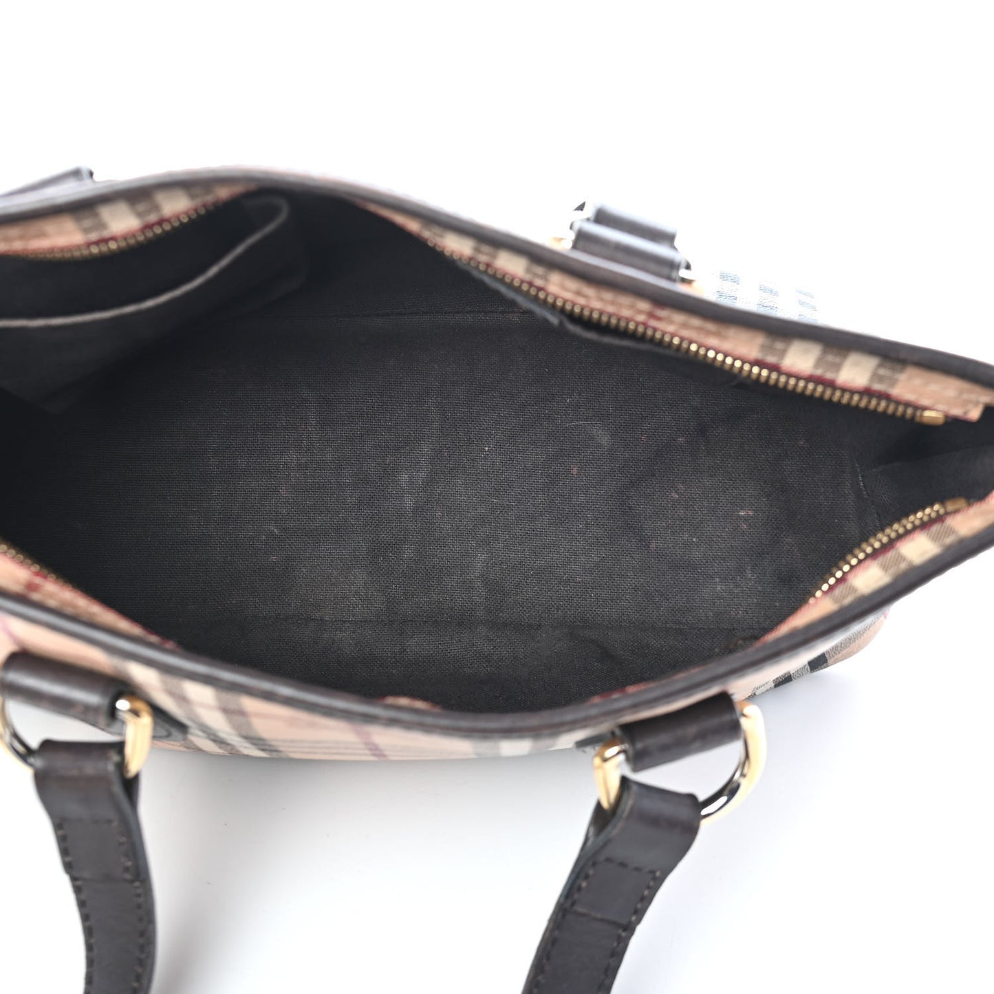 Haymarket Check Medium Regent Tote Chocolate