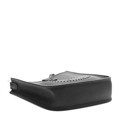 Hermes Taurillon Clemence Evelyne TPM Black 4 of 11