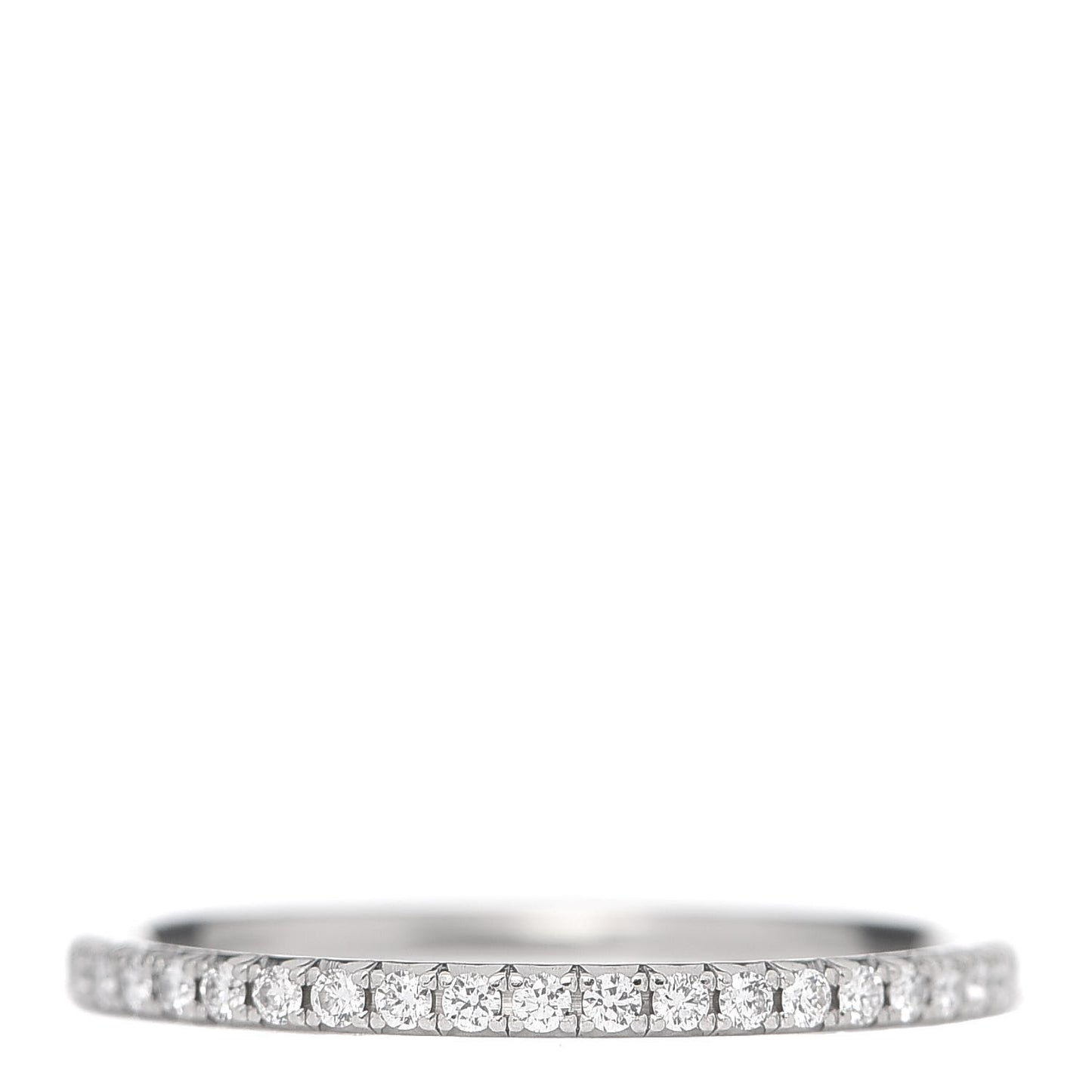 Platinum Diamond .34ctw Soleste Eternity Band Ring 53 6.5