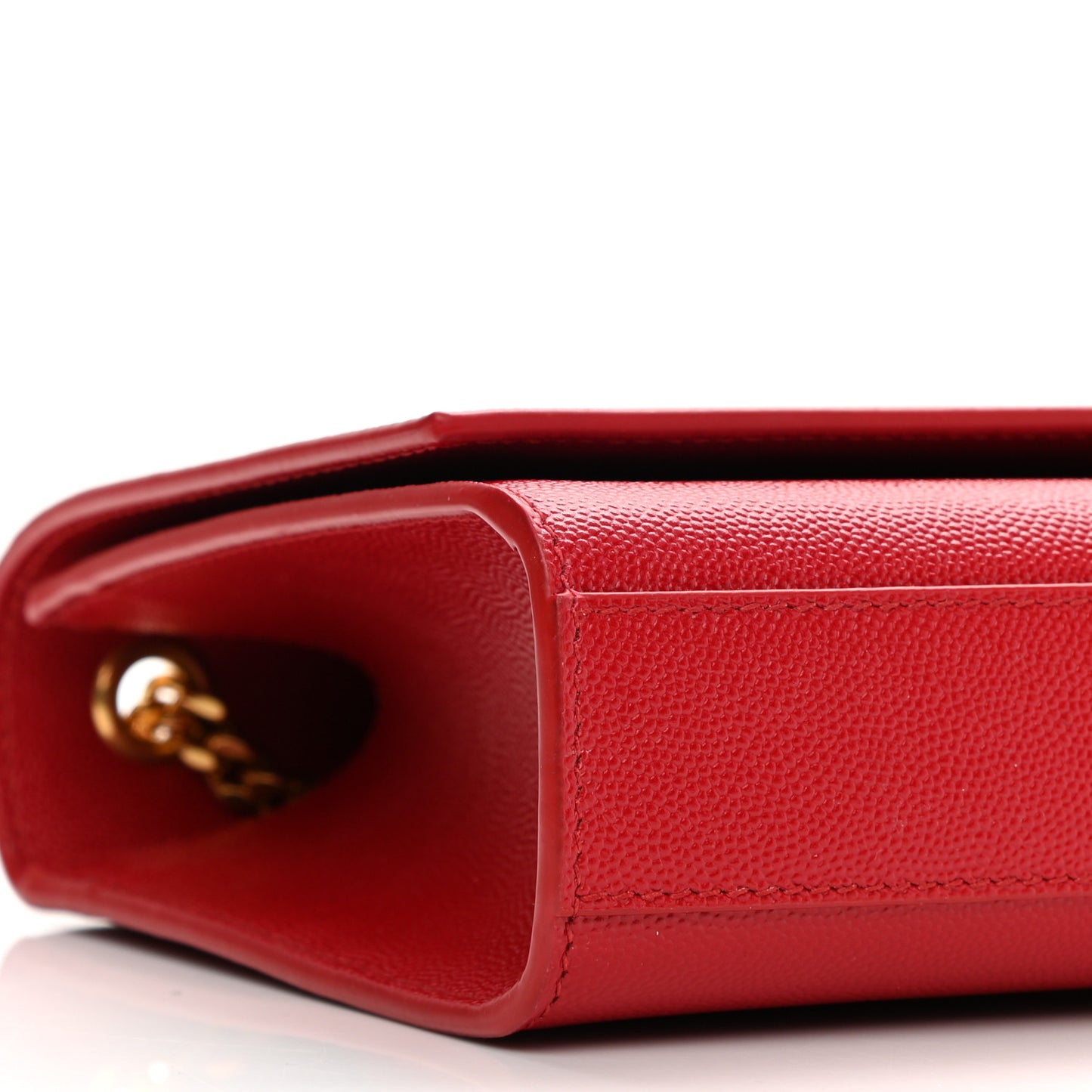 Grain De Poudre Medium Monogram Kate Satchel Red