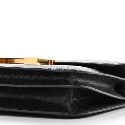 Hermes Chevre Mysore Constance 18 Black 10 of 13