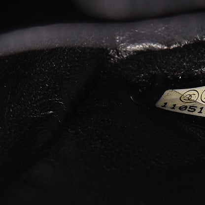 Chanel Lambskin Quilted East West Flap Black 7 of 12