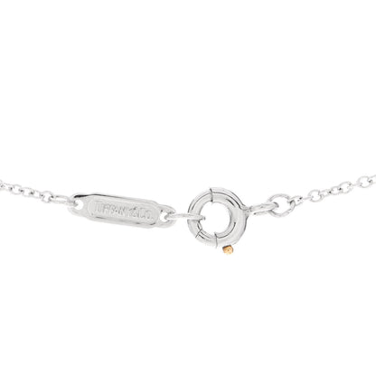 Tiffany Platinum Diamond .20ctw Flower Pendant Necklace 4 of 6