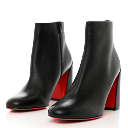Christian Louboutin Calfskin Turela 85 Ankle Boots 40 Black 3 of 9