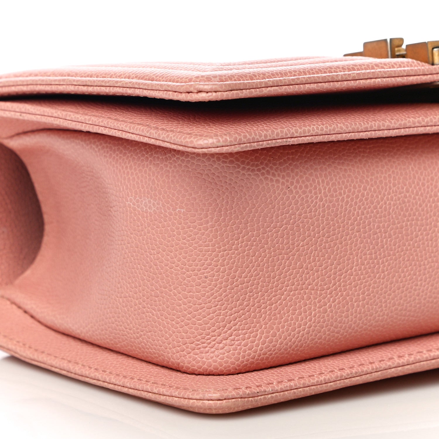 Chanel Caviar Quilted Small Boy Flap Light Pink 9 of 10