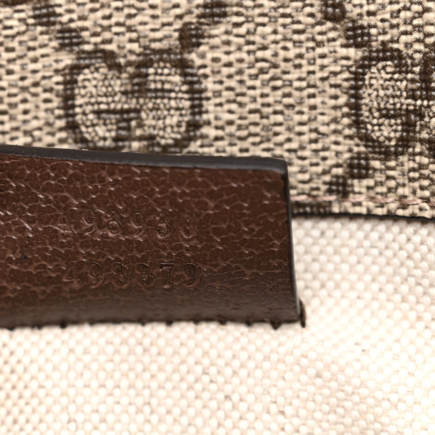 GG Supreme Monogram Neo Vintage Web Belt Bag Brown