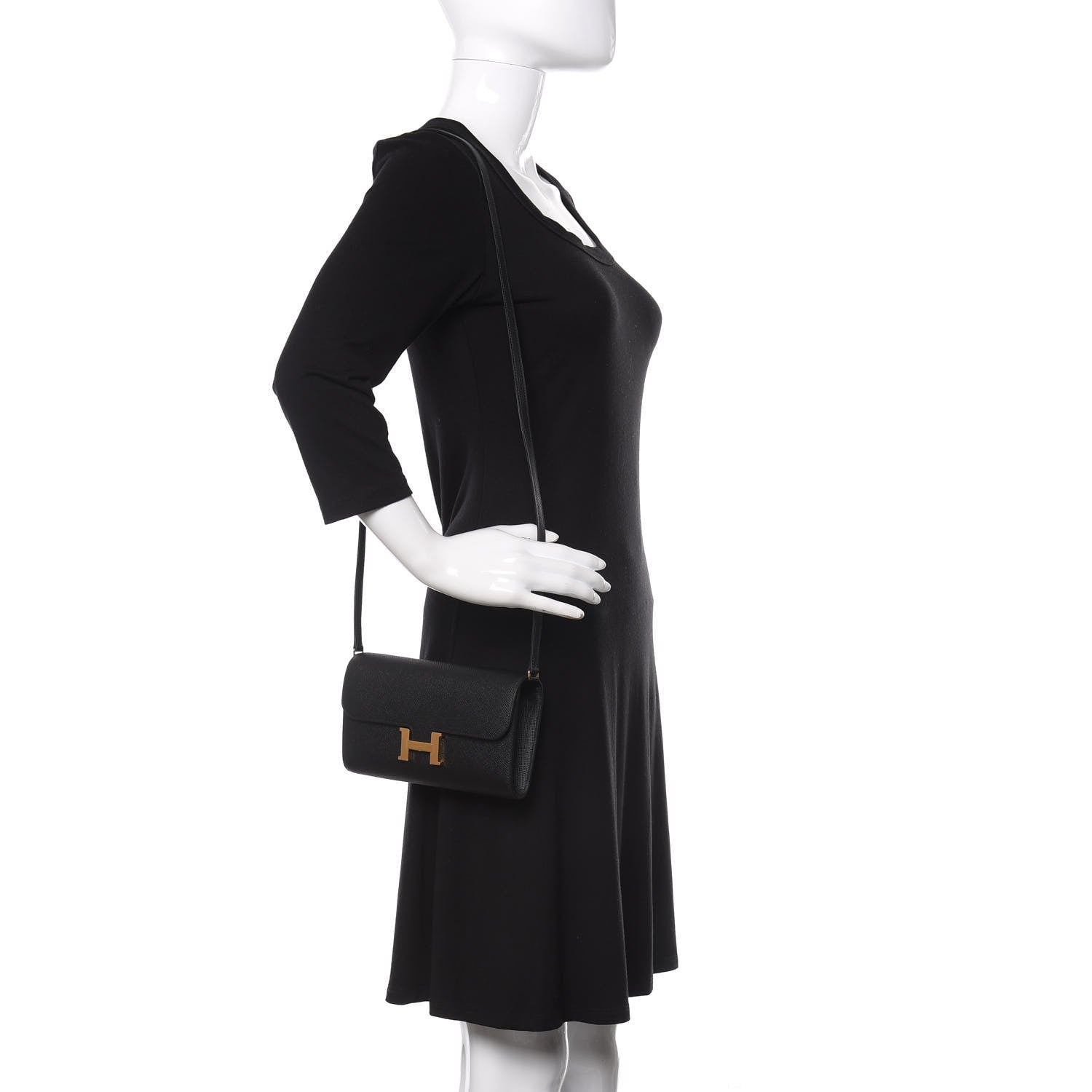 Hermes Epsom Constance Wallet To Go Black 2 of 8