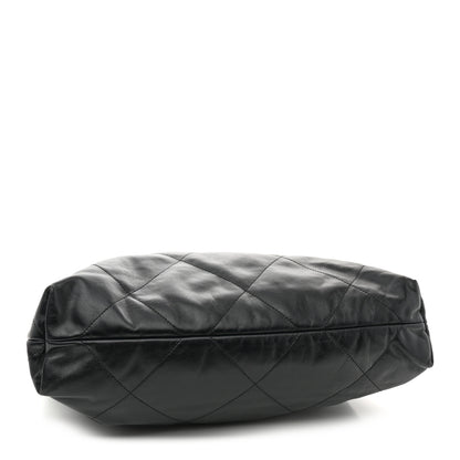 Chanel Shiny Calfskin Quilted Chanel 22 Black 5 of 13