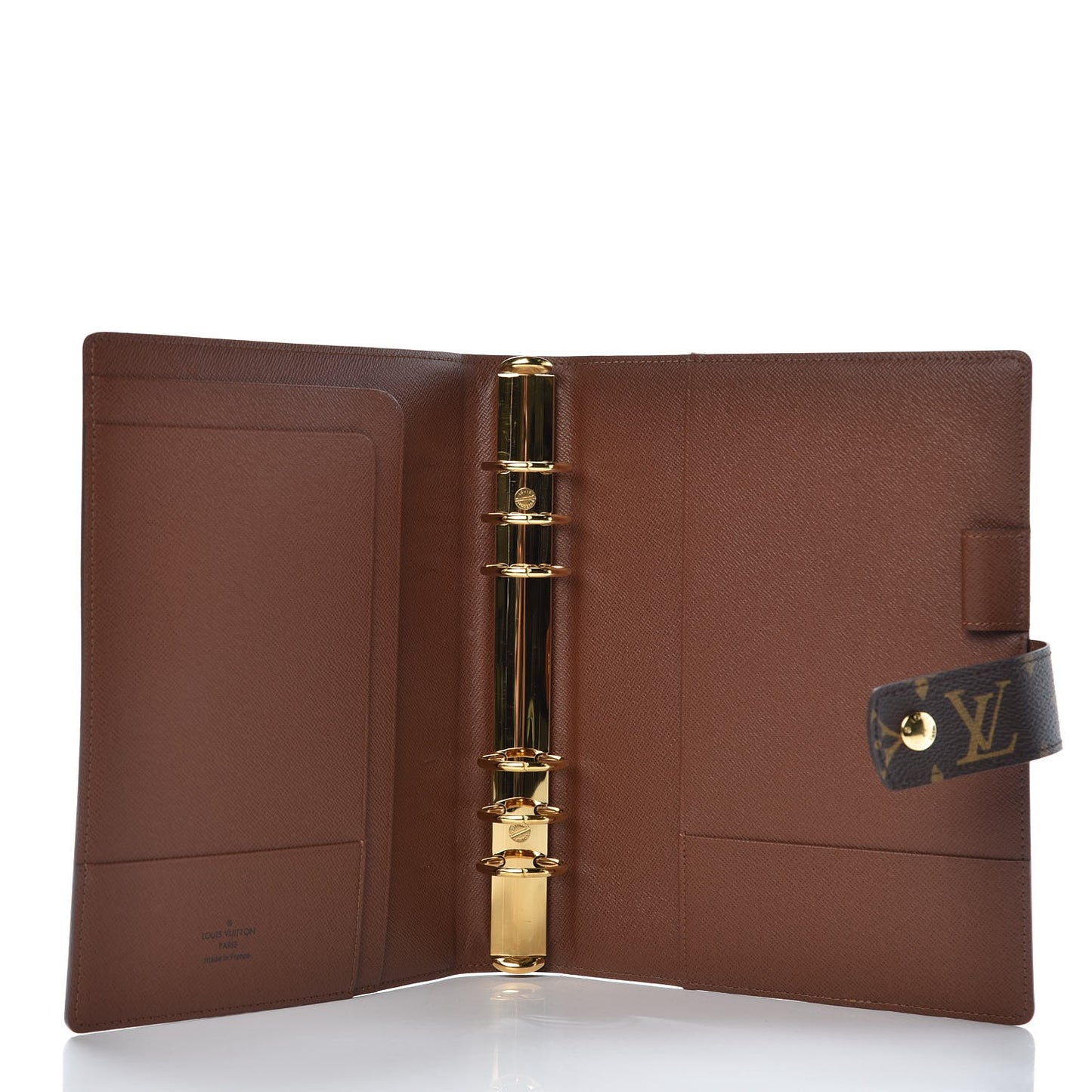 Monogram Large Ring Agenda Cover