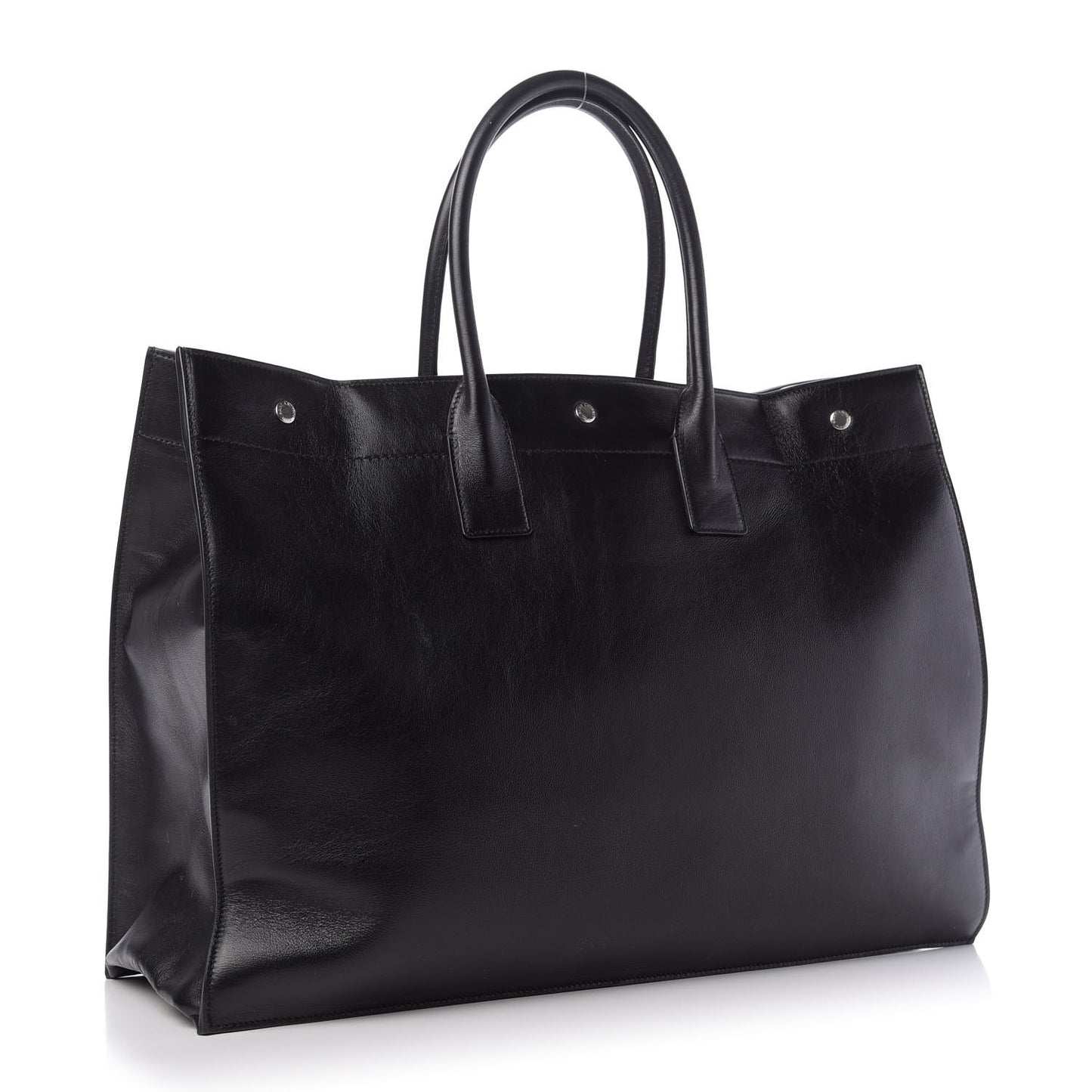 Vitello Rive Gauche Large Tote Black