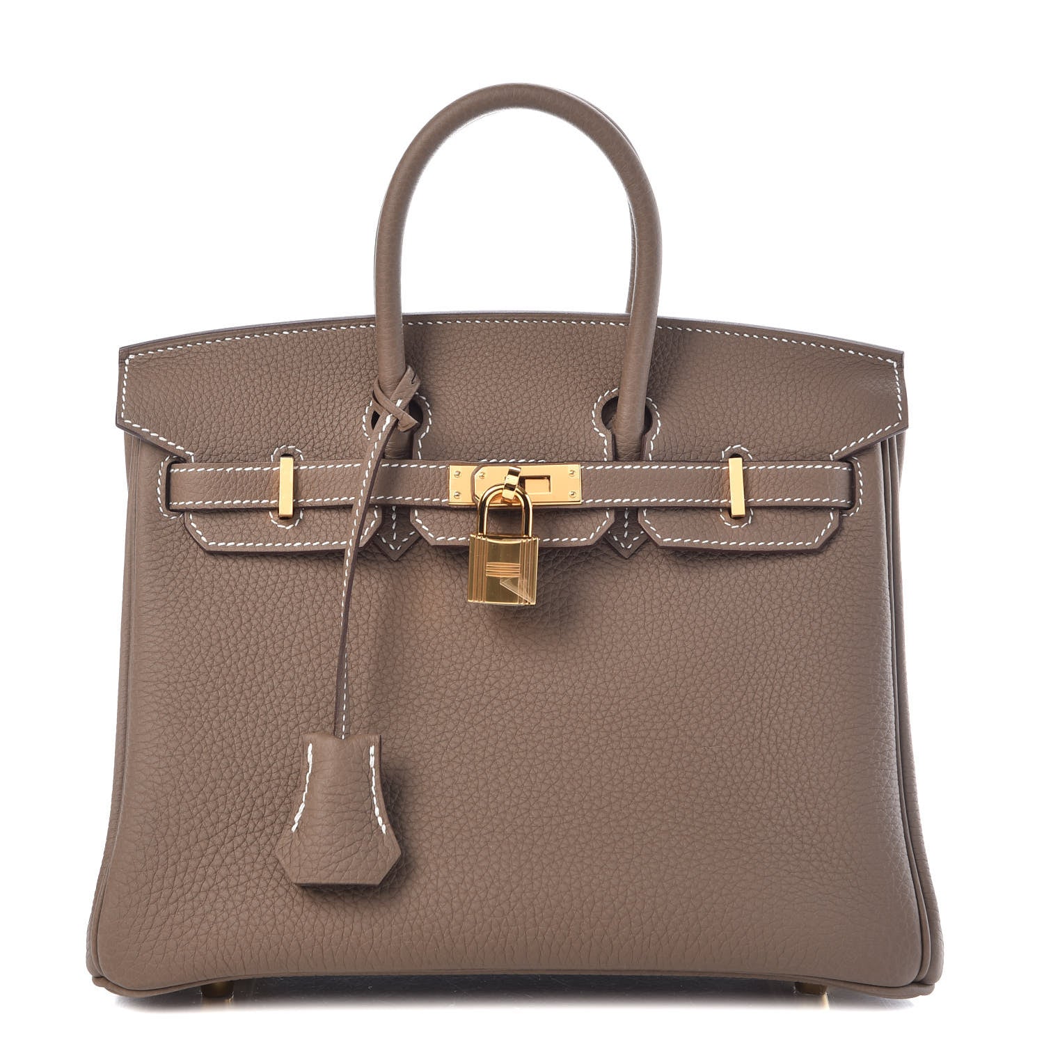Hermes Togo Birkin 25 Etoupe 1 of 37