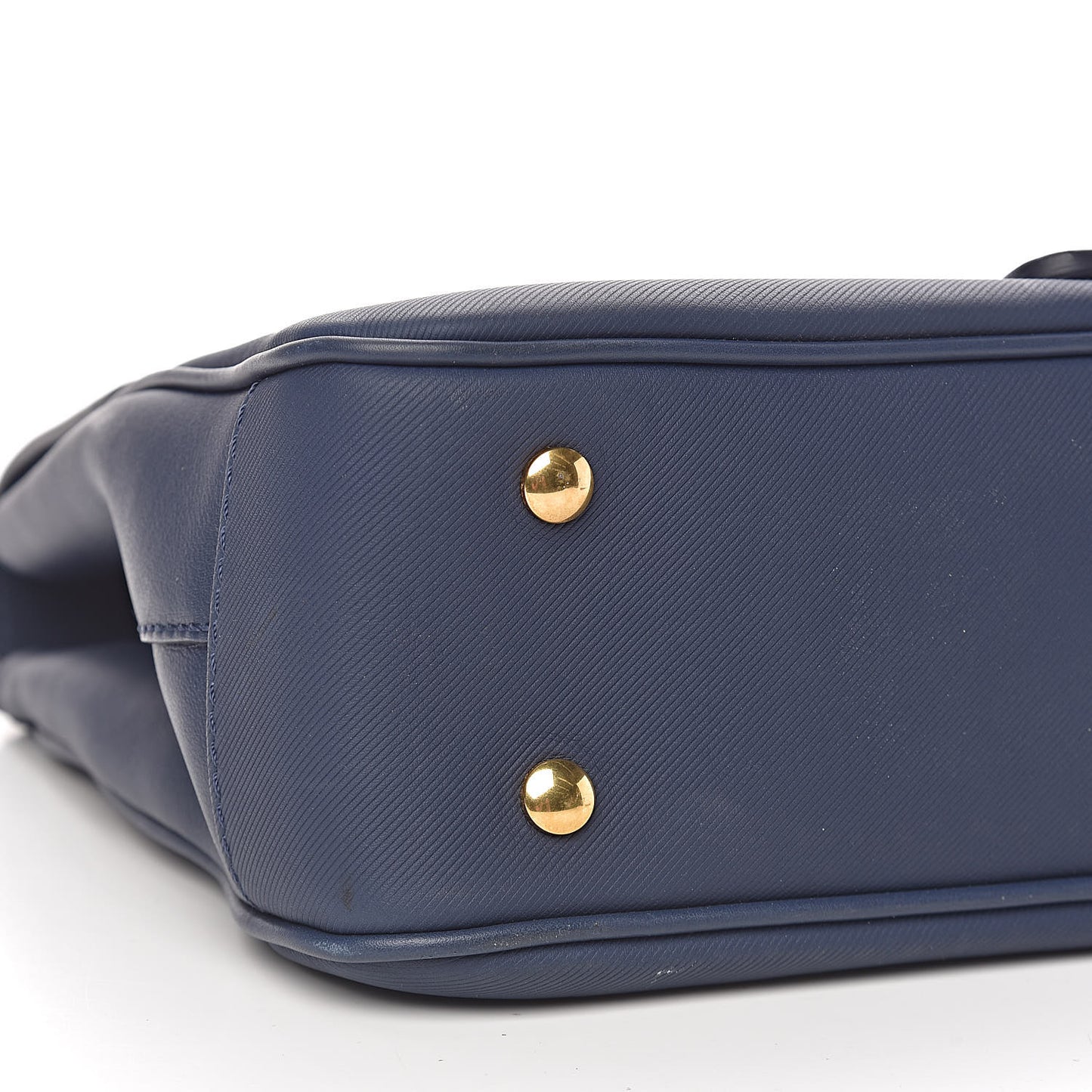 Trench Calfskin Medium DK88 Top Handle Bag Ink Blue