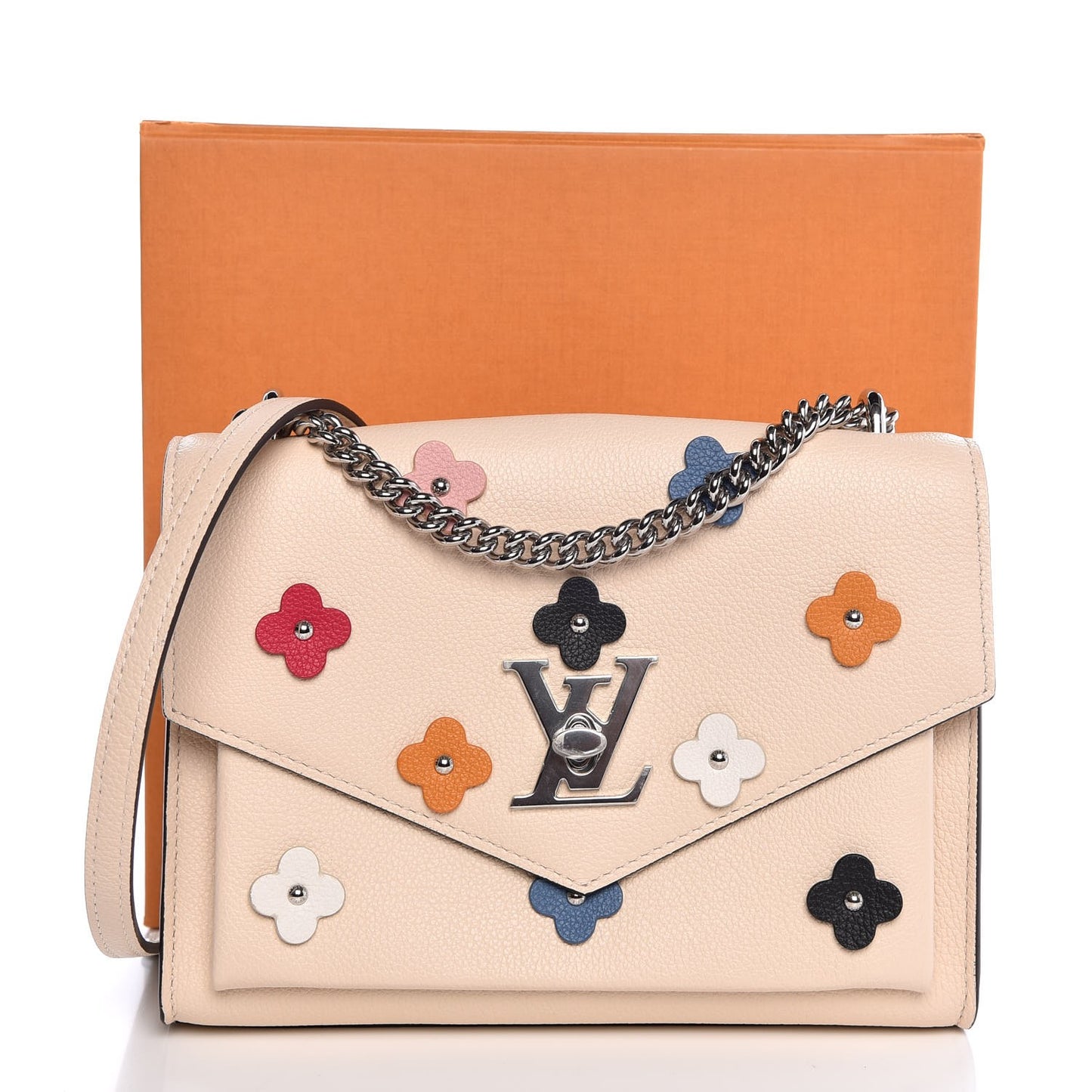 Soft Calfskin Mylockme BB Fleurs Multicolor