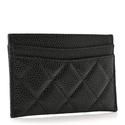 Chanel Caviar Quilted Card Holder Black 3 of 10
