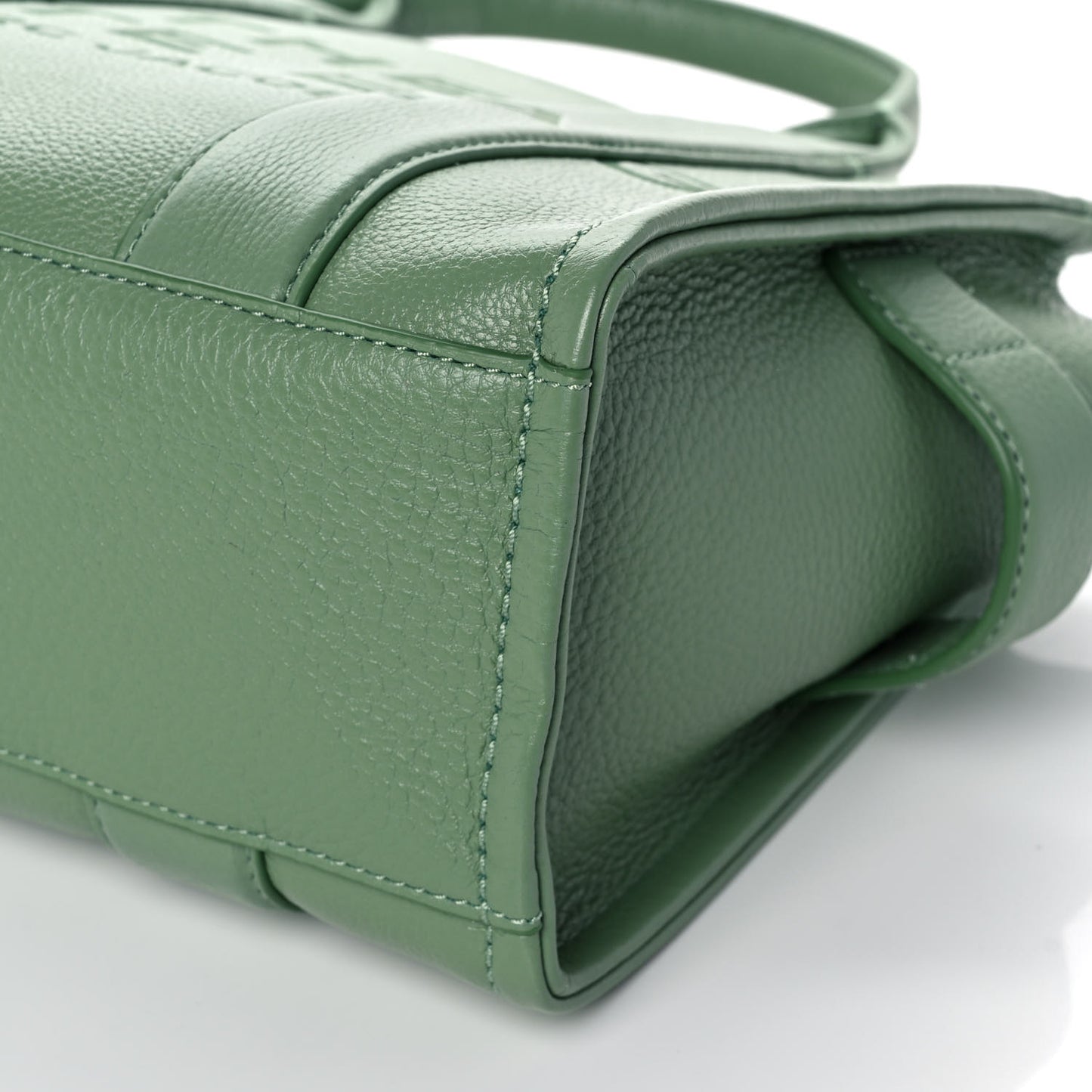 Grained Calfskin Small The Tote Bag Aspen Green