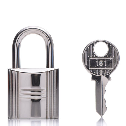 Hermes Palladium Cadena Lock and Key Set 1 of 7