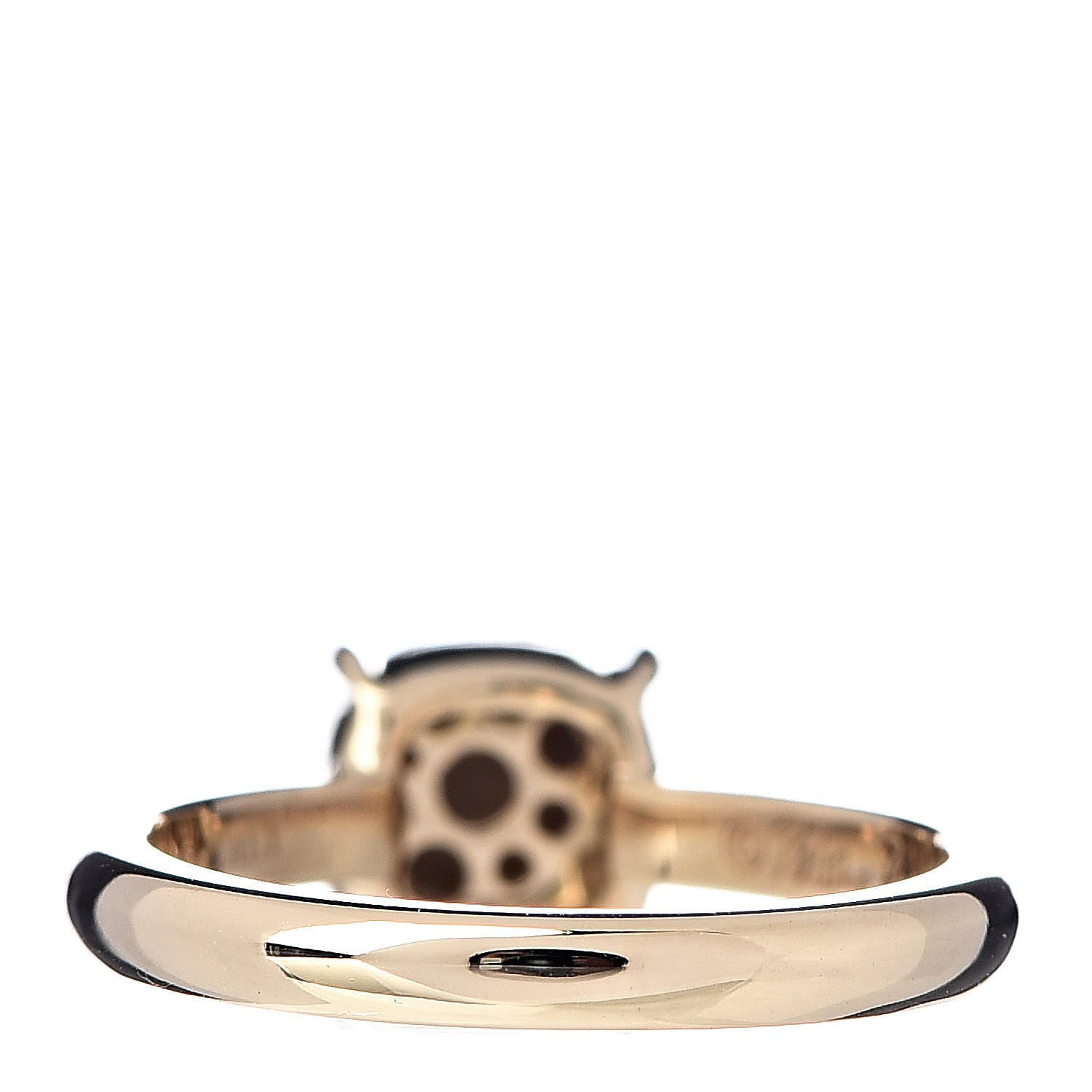Tiffany 18K Yellow Gold Diamond 7mm Paloma Picasso Sugar Stacks Ring 49 5 4 of 7