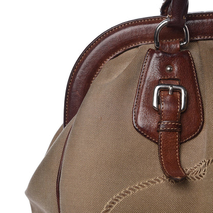 Prada Jacquard Logo Frame Brown 21 of 25