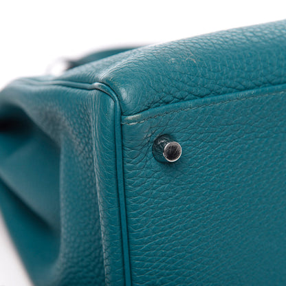Hermes Togo Kelly Retourne 35 Cobalt 10 of 13