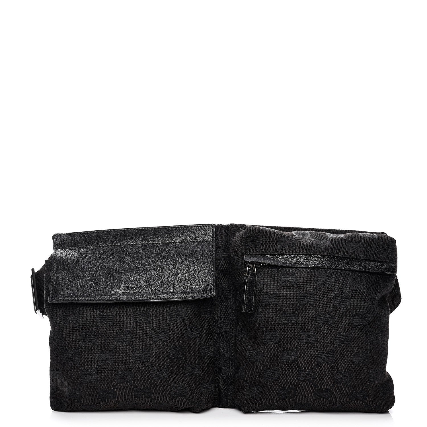 Gucci Monogram Belt Bag Black 1 of 8