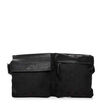 Gucci Monogram Belt Bag Black 1 of 8