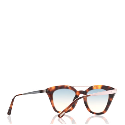 Tom Ford Acetate Anna Sunglasses TF575 Tortoise 4 of 8