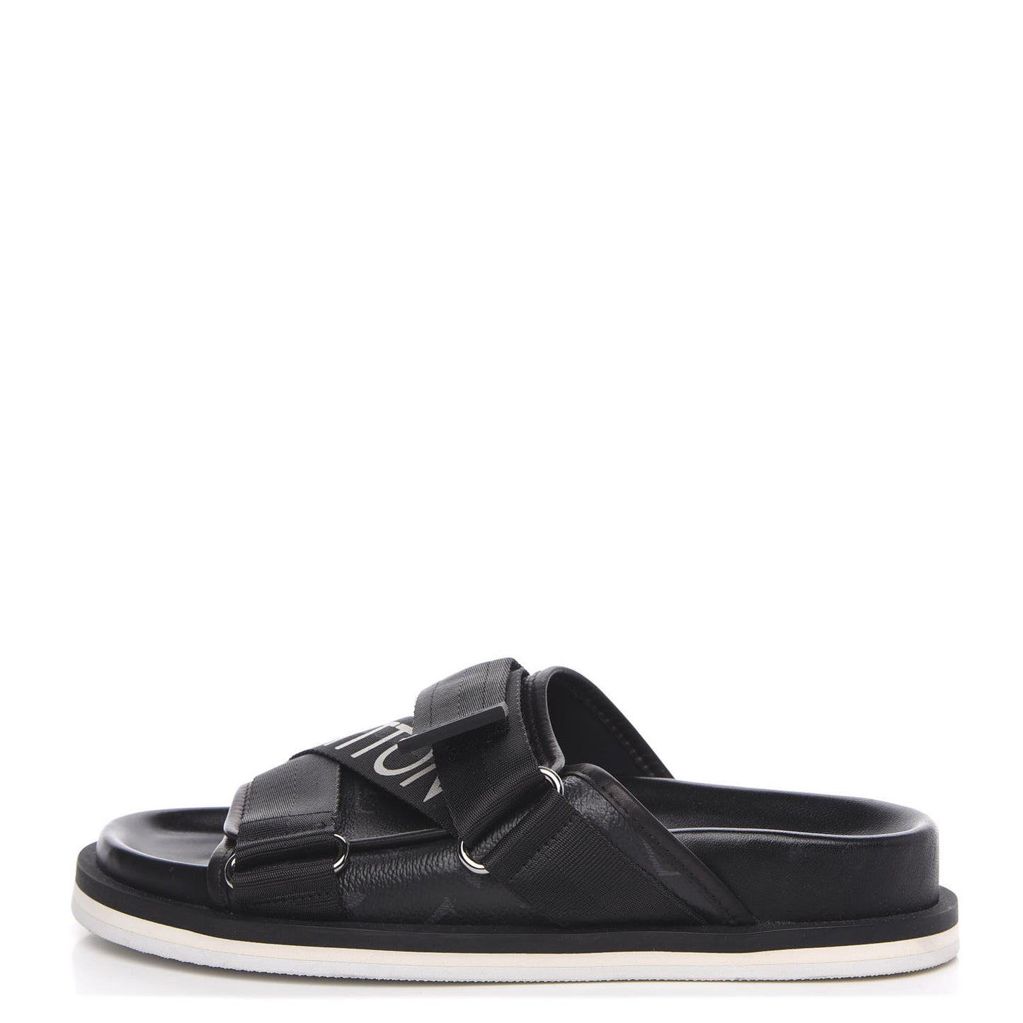 Monogram Eclipse Mens Honolulu Mules 5 Black
