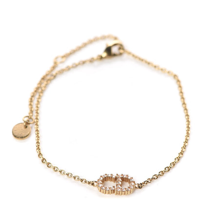 Christian Dior Crystal Clair D Lune Bracelet Gold 1 of 7