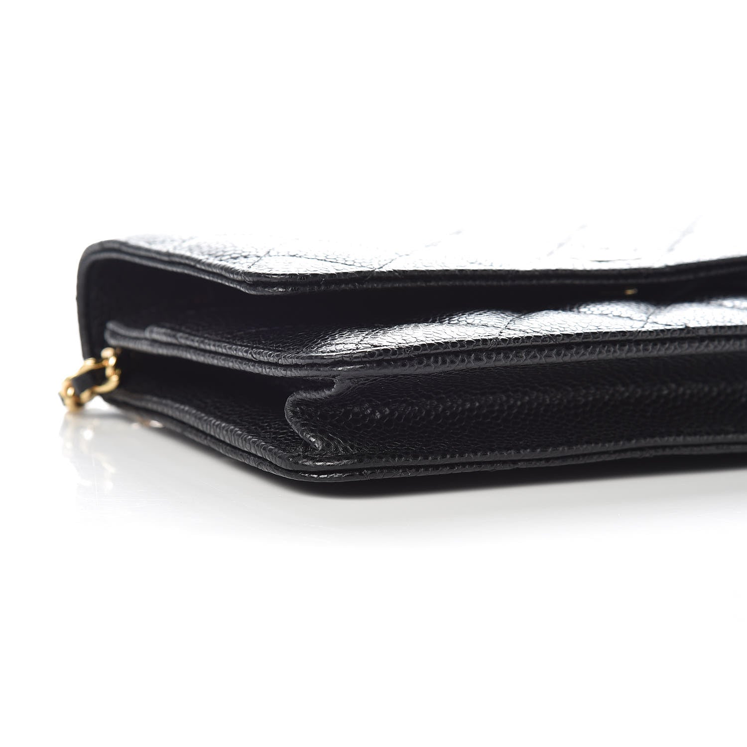 Chanel Caviar Quilted Wallet On Chain WOC Black 5 of 12