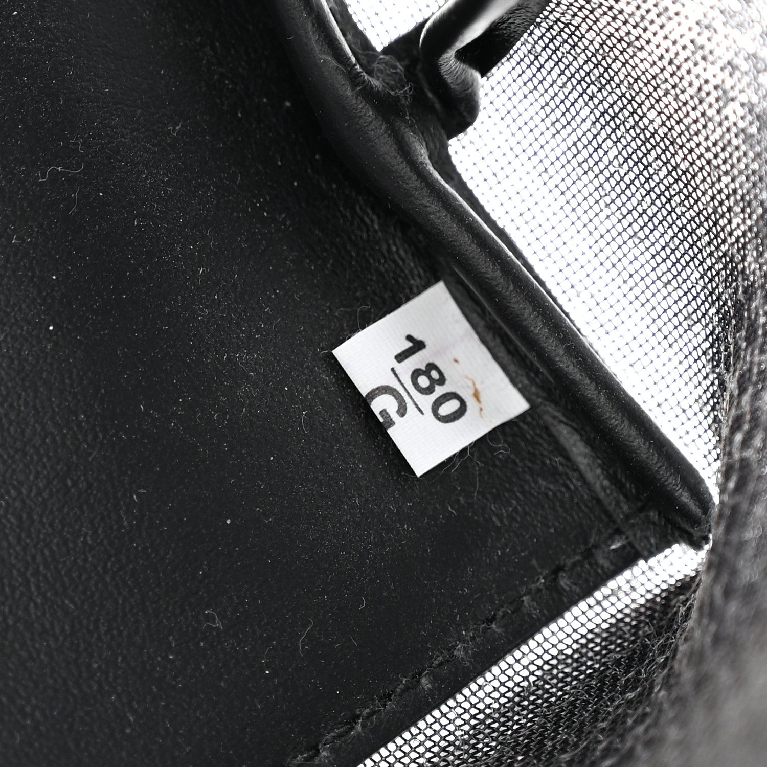 Prada Sequin Mesh Small Tote Bag Black 7 of 11