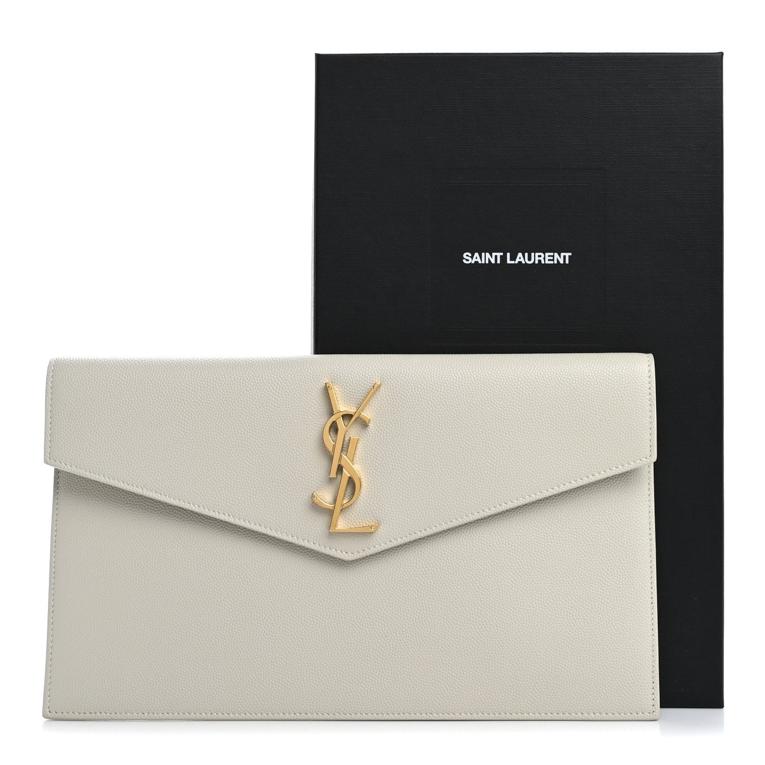 Saint Laurent Grain De Poudre Uptown Pouch Crema Soft 8 of 8