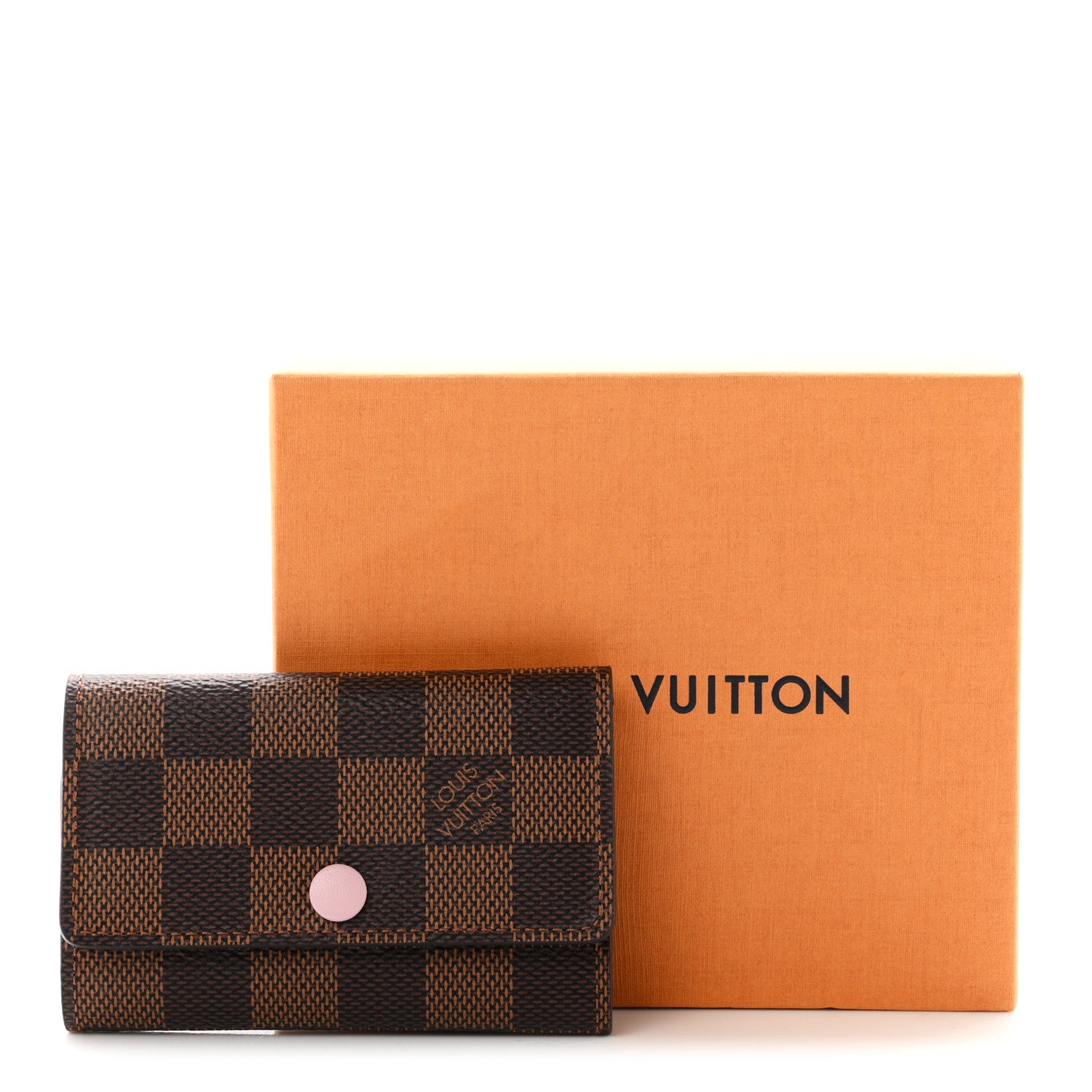 Louis Vuitton Damier Ebene Multicles 6 Key Holder Rose Ballerine Rose Ballerine 8 of 8