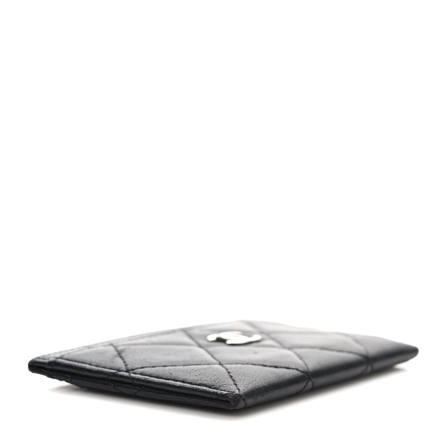 Chanel Lambskin Quilted Card Holder Black 4 of 6