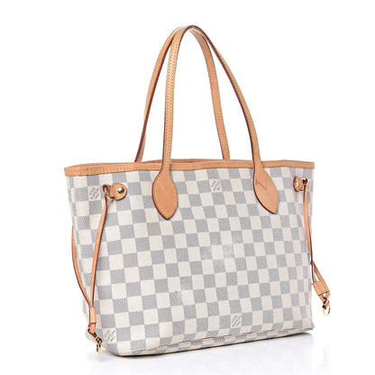 Louis Vuitton Damier Azur Neverfull PM 3 of 17