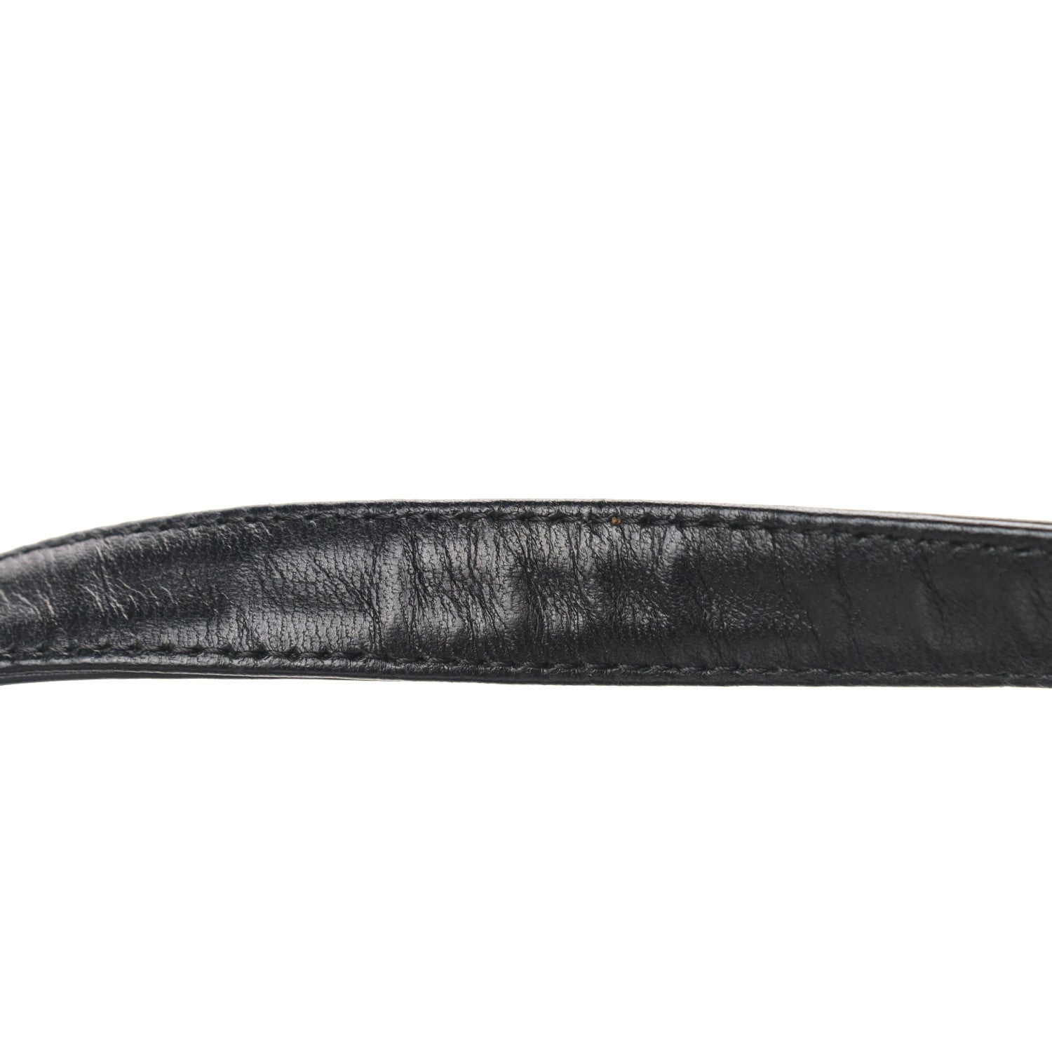 Fendi Nappa Logo Embossed Baguette Black 9 of 10