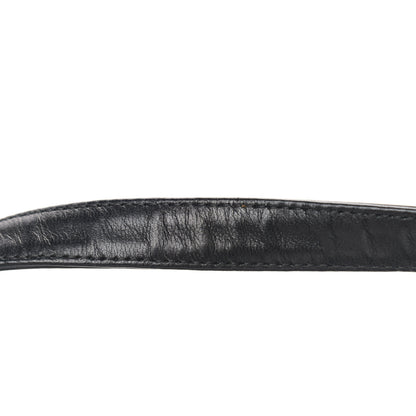 Fendi Nappa Logo Embossed Baguette Black 9 of 10