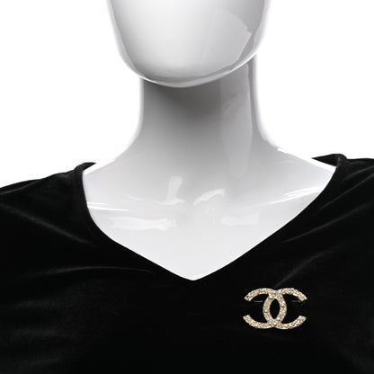 Chanel Pearl CC Brooch Gold 2 of 6