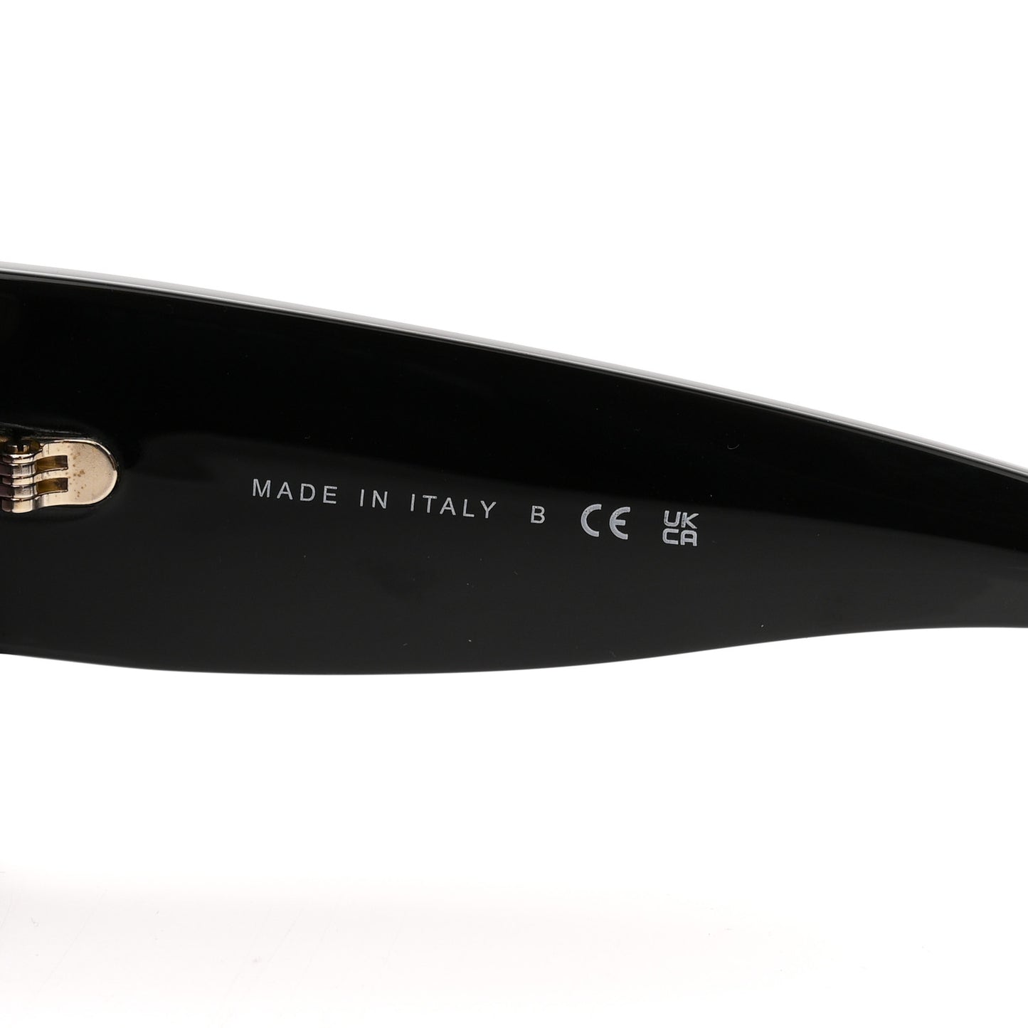 Acetate Pearl Rectangle Sunglasses 5480-H Black