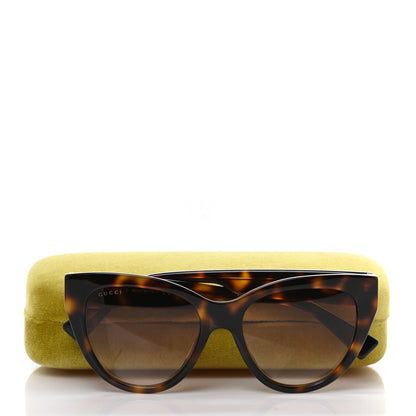 Gucci Acetate Cat Eye Sunglasses GG0460S Havana 9 of 9
